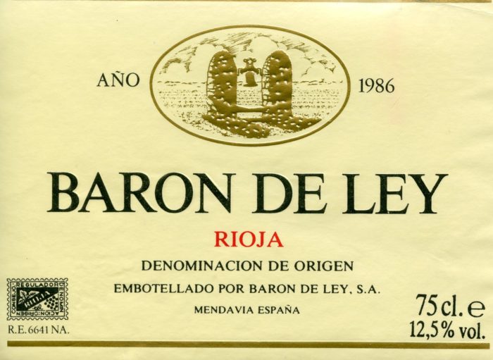 Rioja - 1986 - De Ley