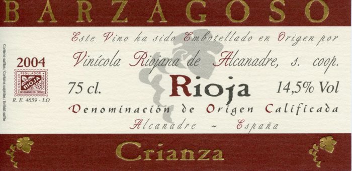 Rioja - 2004 - Barzagoso