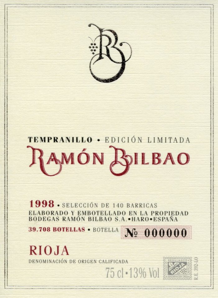 Rioja - 1998 - Bilbao
