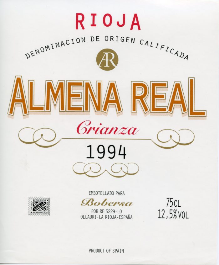 Rioja - 1994 - Bobersa