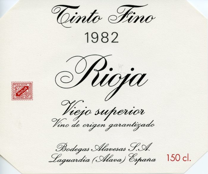 Rioja - 1982 - Alavesas
