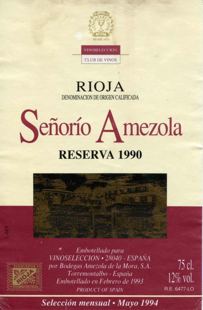 Rioja - 1990 - Amezola