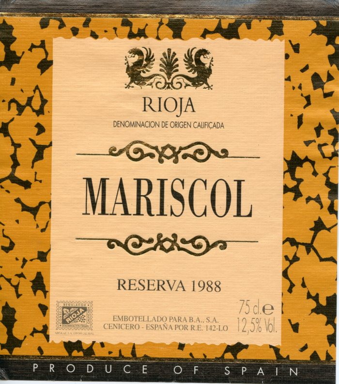 Rioja - 1988 - B. A.