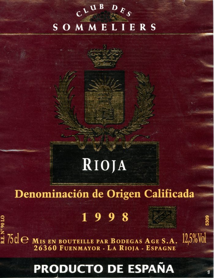 Rioja - 1998 - Age