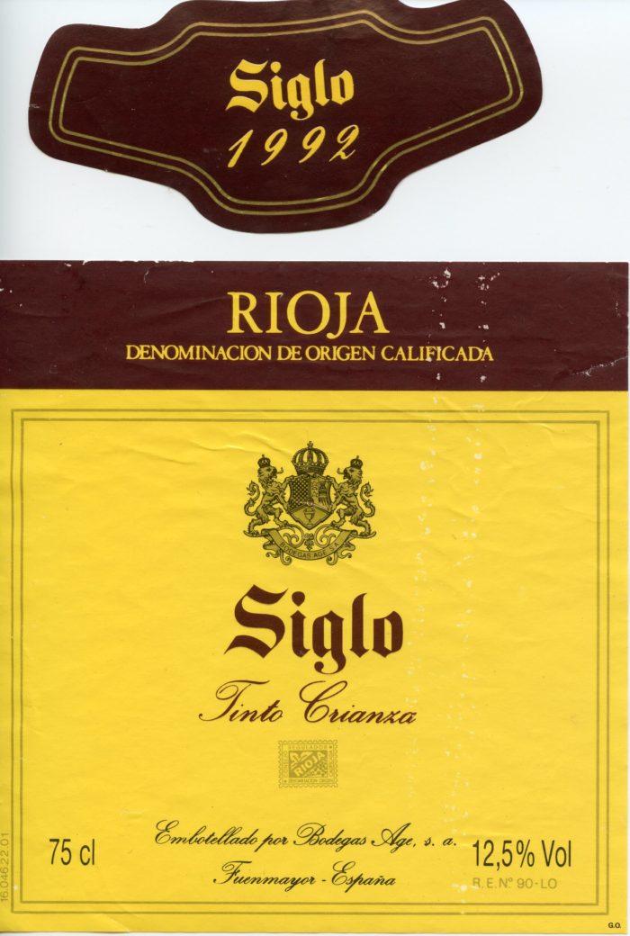 Rioja - 1992 - Age