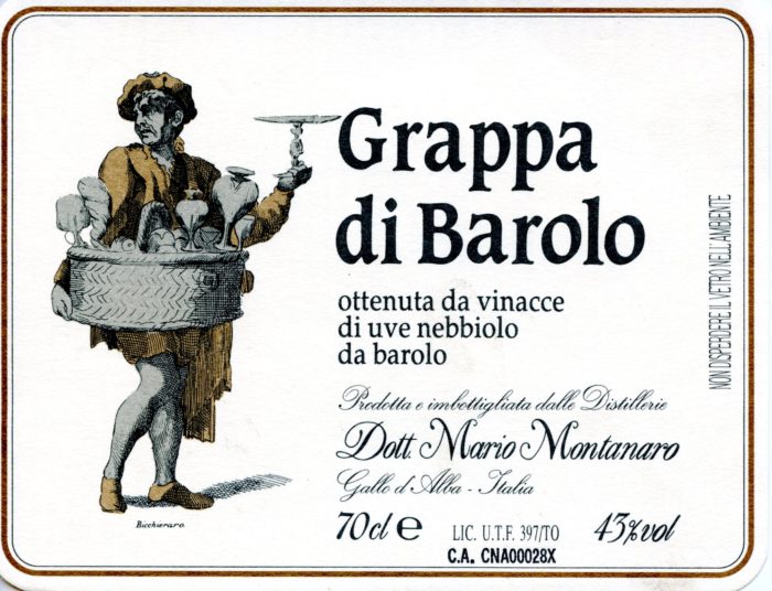 Grappa di Barolo - moderna - Montanaro