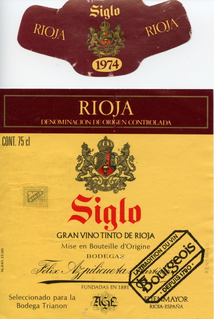 Rioja - 1974 - Azpilicueta Martinez