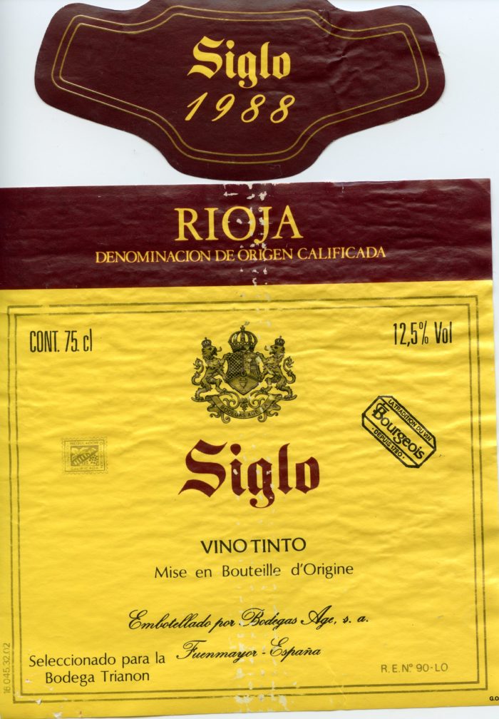 Rioja - 1988 - Age