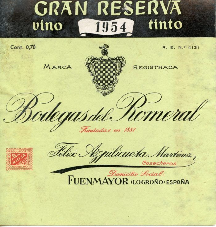 Rioja - 1954 - Azpilicueta