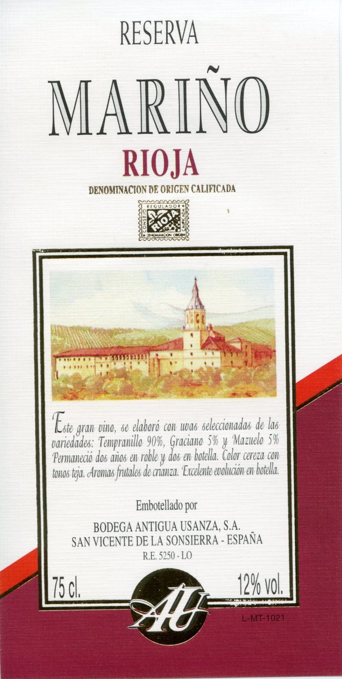 Rioja - moderna - Antigua Usanza
