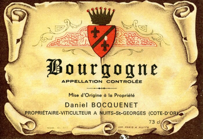 Bourgogne - moderna - Bocquenet